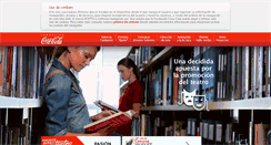 Desktop Screenshot of fundacioncocacola.com